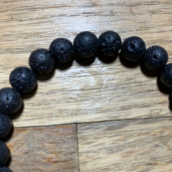 7 chakra healing beaded bracelet lava stone NEW - Picture 7 of 8